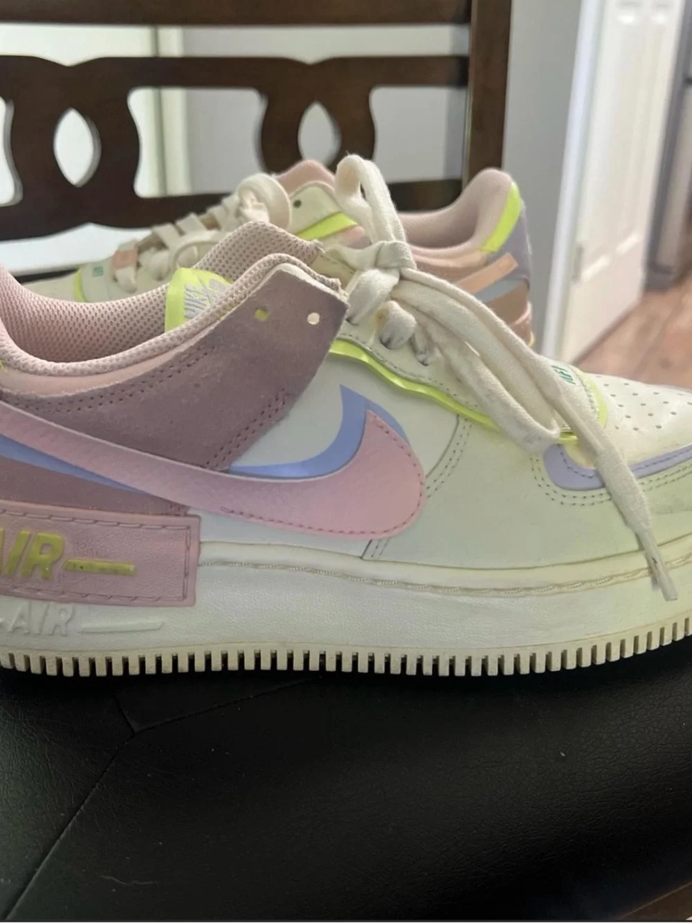Nike Women’s Pastel Pink, Lavender & Cream Air Force 1s.